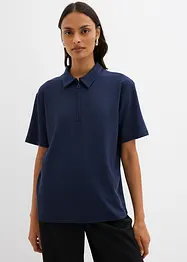 Pikétröja av viskosmix, bonprix