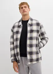 Lätt fodrad skjortjacka i flanell, bonprix