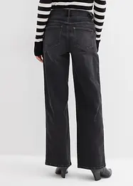 Jeans Wide Leg Mid Waist, bonprix