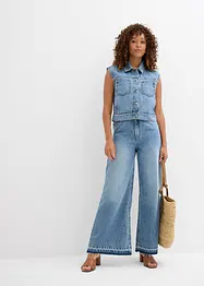 Jeansväst av bomull, bonprix