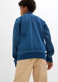 Jeansjacka i blusmaterial, bonprix