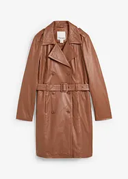 Trenchcoat av lammnappa, bonprix