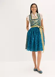 Dirndl med paljettförkläde (2 delar), bonprix