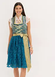 Dirndl med paljettförkläde (2 delar), bonprix