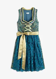 Dirndl med paljettförkläde (2 delar), bonprix