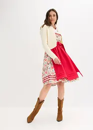 Dirndl med broderat förkläde (2 delar), bonprix