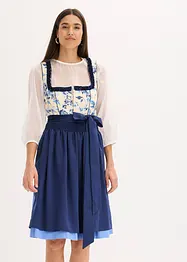 Dirndl med broderat förkläde (2 delar), bonprix