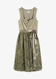 Dirndl med paljettförkläde (2 delar), bonprix