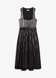 Mellanlång dirndl med sammet (2 delar), bonprix