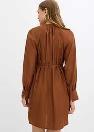 Mamma-/amningsblusklänning i böljande viskos, bonprix
