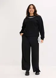 Oversizesweatshirt av bomull, bonprix