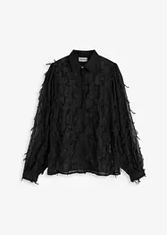 Blus med fransdetaljer, bonprix