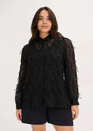 Blus med fransdetaljer, bonprix