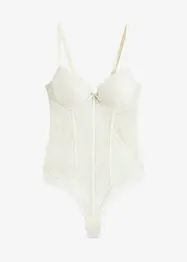 Stringbody med stretchig spets, bonprix