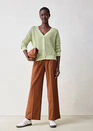 Hålmönstrad cardigan, bonprix