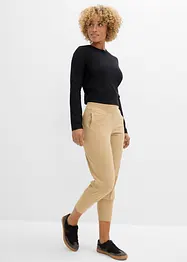 Extra mjuk haremsbyxa i caprimodell, bonprix