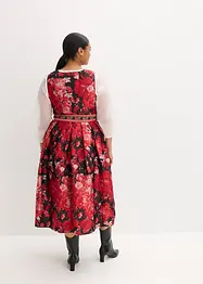 Dirndl med broderat förkläde (2 delar), bonprix