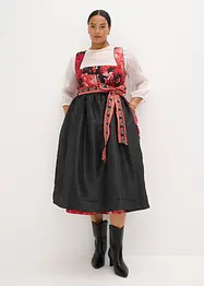 Dirndl med broderat förkläde (2 delar), bonprix