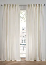 Gardinlängd med ränder och återvunnen polyester (1-pack), bonprix