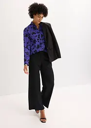 Mönstrad chiffongblus, bonprix