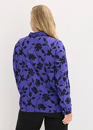 Mönstrad chiffongblus, bonprix