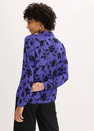 Mönstrad chiffongblus, bonprix