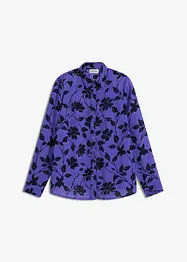 Mönstrad chiffongblus, bonprix