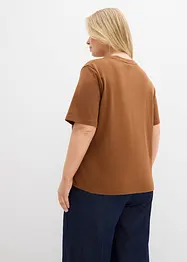 T-shirt av tjock ekologisk bomull, bonprix