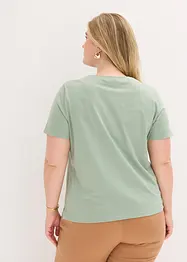 T-shirt med glittrigt tryck, bonprix