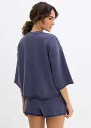 Oversized sweatshirt av mjuk bomullsmix, bonprix