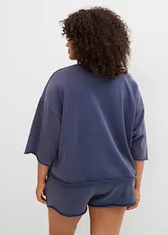 Oversized sweatshirt av mjuk bomullsmix, bonprix