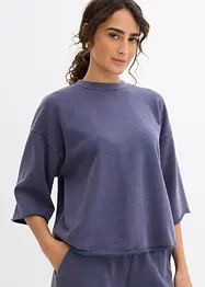 Oversized sweatshirt av mjuk bomullsmix, bonprix