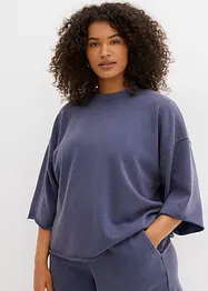 Oversized sweatshirt av mjuk bomullsmix, bonprix