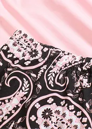 Pyjamas med shorts i ekologisk bomull, bonprix