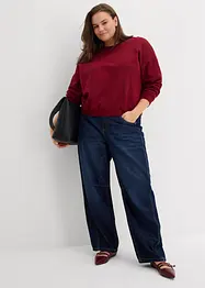 Oversizesweatshirt av ekologisk bomull, bonprix