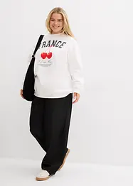 Oversized sweatshirt av ekologisk bomull, bonprix