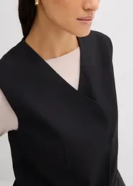 Lång väst med twillstruktur, bonprix