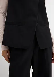 Lång väst med twillstruktur, bonprix