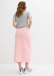 Midikjol av twill, bonprix