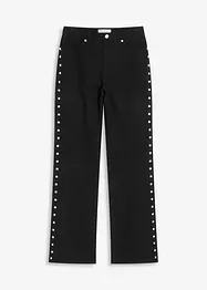 Twillbyxa med nitar, bonprix