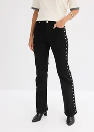 Twillbyxa med nitar, bonprix