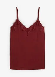 Linne med ull och spets, bonprix