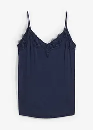 Linne med ull och spets, bonprix