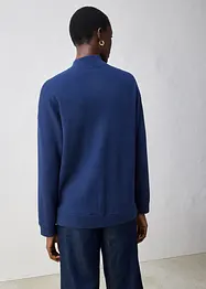 Oversized kofta med silke, bonprix