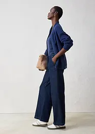Oversized kofta med silke, bonprix