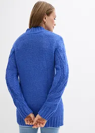 Tröja med flätstickning, bonprix