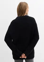 Oversizetröja i bouclé, bonprix