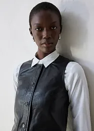 Väst av lammnappa, bonprix