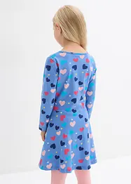 Långärmad jerseyklänning för barn, ekologisk bomull, bonprix