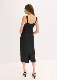 Maxiklänning av satin med mjukt fall, bonprix